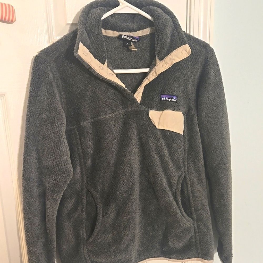 Patagonia Gray Fleece Pullover